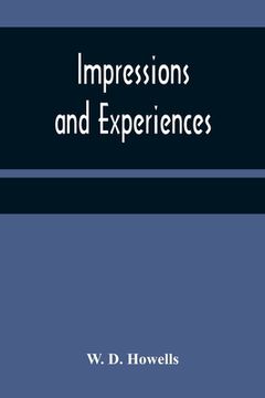 portada Impressions and experiences (in English)