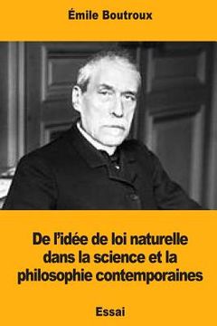 portada De l'idée de loi naturelle dans la science et la philosophie contemporaines (in French)