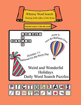 portada Whimsy Word Search: Weird and Wonderful Holidays, Pictograms