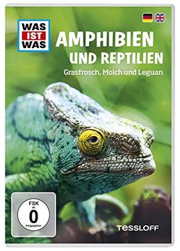 portada Was ist was dvd Amphibien und Reptilien. Grasfrosch, Molch und Leguan