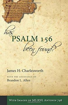 portada Has Psalm 156 Been Found? With Images of ms rnl Antonin 798 (en Inglés)