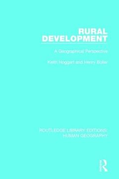 portada Rural Development: A Geographical Perspective