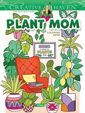 portada Creative Haven Plant mom Coloring Book (in English)
