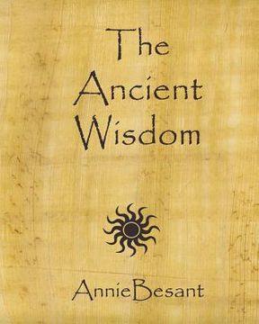 portada the ancient wisdom (in English)