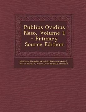 portada Publius Ovidius Naso, Volume 4 (in Latin)