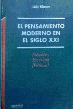 portada PENSAMIENTO MODERNO EN EL SIGLO XXI EL (in Spanish)