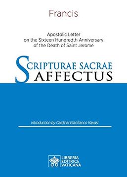 portada Scripturae Sacrae Affectus: Apostolic Letter on the Sixteen Hundredth Anniversary of the Death of Saint Jerome (en Inglés)