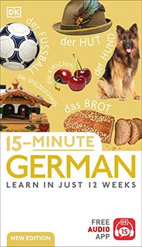 portada 15-Minute German: Learn in Just 12 Weeks (in English)
