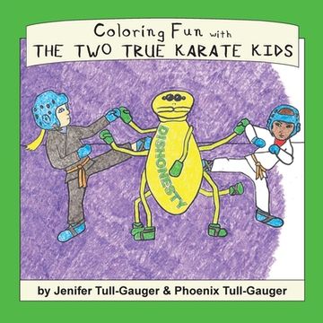 portada Coloring Fun with the Two True Karate Kids (en Inglés)