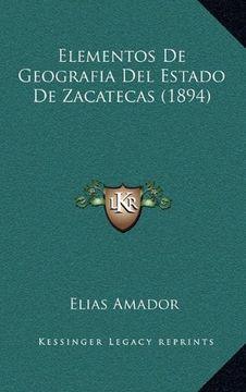 portada Elementos de Geografia del Estado de Zacatecas (1894)