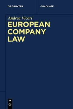portada European Company law (de Gruyter Studium) (en Inglés)