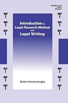 portada Introduction to Legal Research Method and Legal Writing 