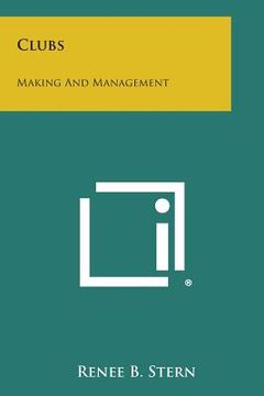 portada Clubs: Making and Management (en Inglés)