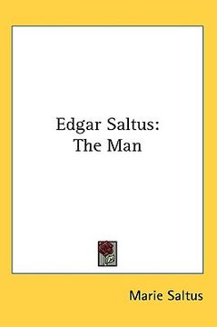 portada edgar saltus: the man (en Inglés)