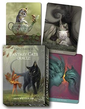 portada Barbieri Fantasy Cats Oracle (en Inglés)