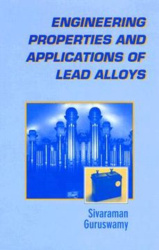 portada engineering properties and applications of lead alloys (en Inglés)