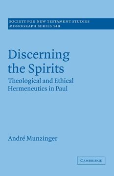 portada Discerning the Spirits Paperback (Society for new Testament Studies Monograph Series) (en Inglés)