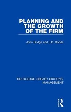 portada Planning and the Growth of the Firm (Routledge Library Editions: Management) (en Inglés)