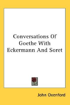 portada conversations of goethe with eckermann and soret