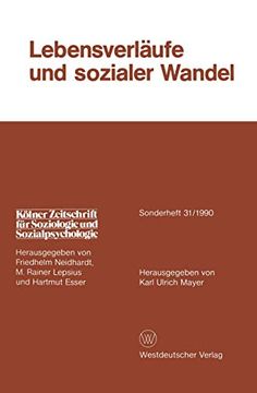 portada Lebensverläufe und Sozialer Wandel (en Alemán)