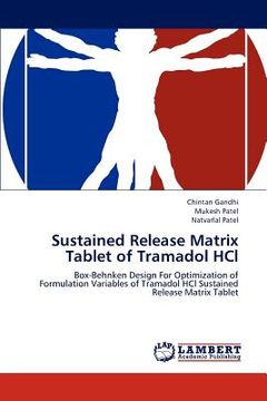 portada sustained release matrix tablet of tramadol hcl (en Inglés)
