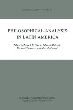 portada Philosophical Analysis in Latin America