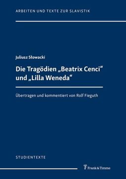 portada Die Tragödien "Beatrix Cenci" und "Lilla Weneda" (en Alemán)