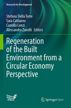 portada Regeneration of the Built Environment from a Circular Economy Perspective (en Inglés)
