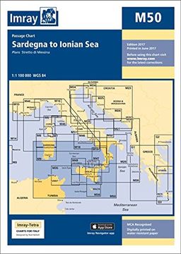 portada Imray Chart M50: Sardegna to Ionian Sea (M Series)