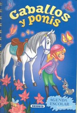 portada Agenda escolar permanente caballos y ponis (Agendas De Caballos Y Ponis) (in Spanish)