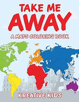 portada Take me Away, a Maps Coloring Book (en Inglés)
