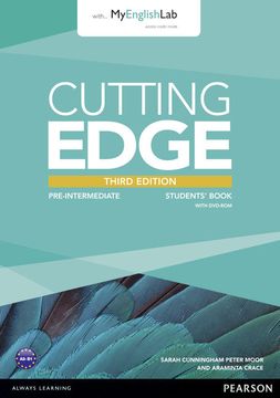 portada Cutting Edge 3rd Edition Pre-Intermediate Students' Book With dvd and Myenglishlab Pack (en Inglés)