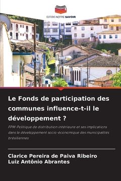 portada Le Fonds de participation des communes influence-t-il le développement ? (en Francés)