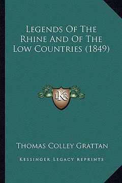 portada legends of the rhine and of the low countries (1849)