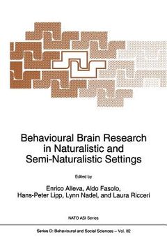 portada Behavioural Brain Research in Naturalistic and Semi-Naturalistic Settings (en Inglés)
