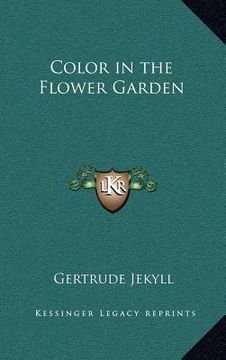 portada color in the flower garden (in English)