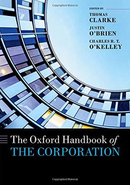 portada The Oxford Handbook of the Corporation (Oxford Handbooks) (en Inglés)