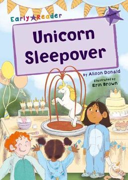 portada Unicorn Sleepover: (Purple Early Reader) (Maverick Early Readers Purple) (en Inglés)