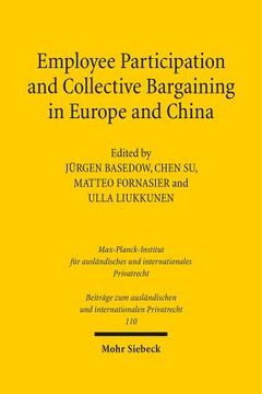 portada Employee Participation and Collective Bargaining in Europe and China