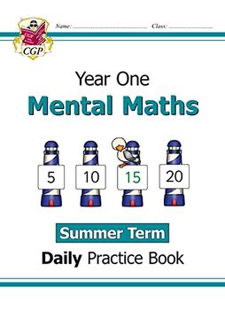 portada New ks1 Mental Maths Daily Practice Book: Year 1 - Summer Term (Cgp ks1 Maths) (en Inglés)