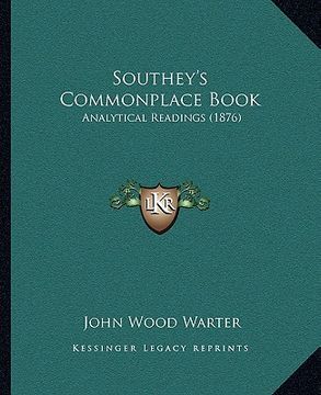 portada southey's commonplace book: analytical readings (1876) (en Inglés)