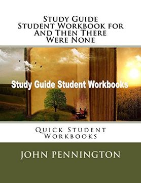 portada Study Guide Student Workbook for And Then There Were None: Quick Student Workbooks (in English)