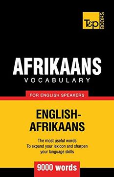 portada Afrikaans Vocabulary for English Speakers - 9000 Words: 4 (American English Collection) (en Inglés)