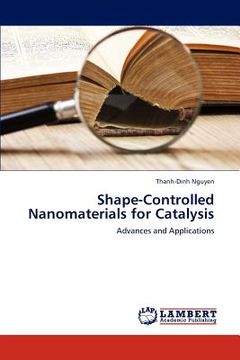 portada shape-controlled nanomaterials for catalysis (en Inglés)
