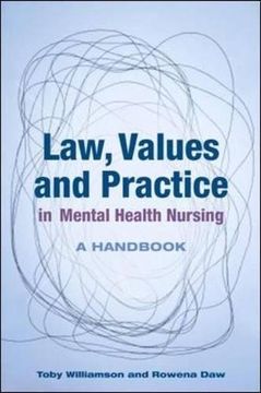 portada Law, Values and Practice in Mental Health Nursing: A Handbook (in English)