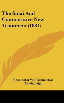 portada the sinai and comparative new testament (1881) (en Inglés)