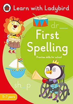 portada First Spelling: A Learn With Ladybird Activity Book 5-7 Years: Ideal for Home Learning (Ks1) (en Inglés)