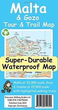 portada Malta and Gozo Tour and Trail Super-Durable map (en Inglés)