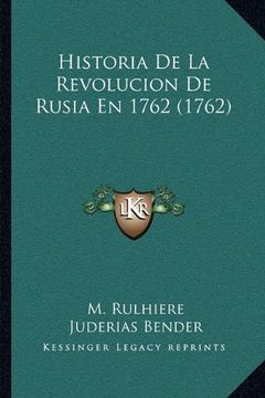 portada Historia de la Revolucion de Rusia en 1762 (1762) (in Spanish)