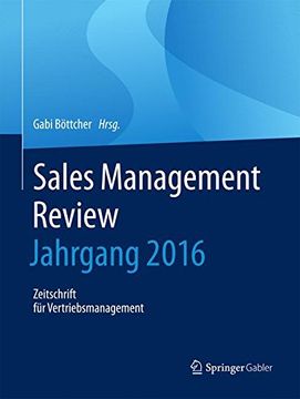portada Sales Management Review - Jahrgang 2016: Zeitschrift Für Vertriebsmanagement